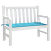 Vidaxl stoel pad effen turquoise 100 x 50 x 3 cm oxford stof