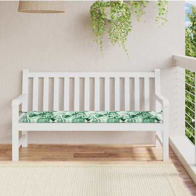 VidaXL cojín para sofá estampado de hojas 150 x 50 x 3 cm tela oxford