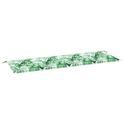 VidaXL cojín para sofá estampado de hojas 150 x 50 x 3 cm tela oxford