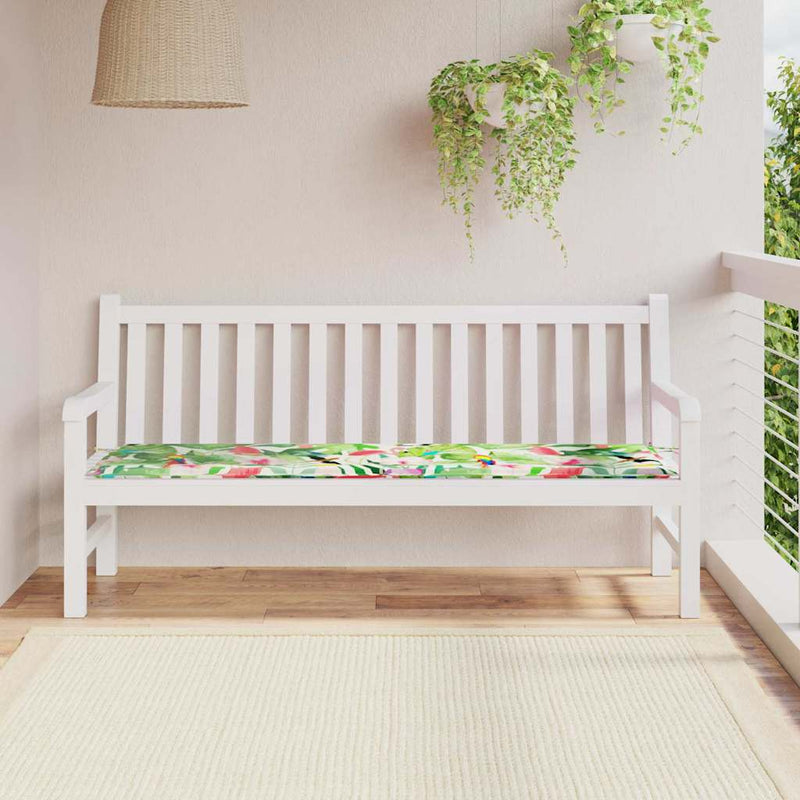 Vidaxl bankkussen bloemen multikleur 150 x 50 x 3 cm oxford stof