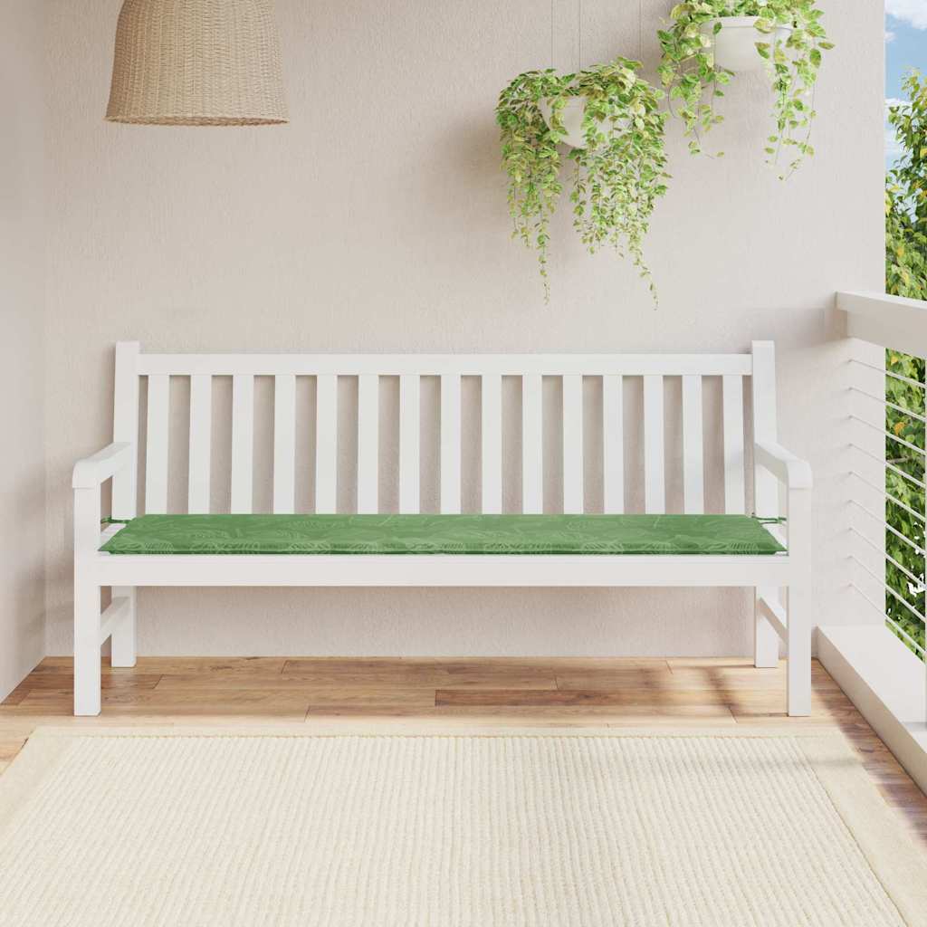 VidaXL cojín para sofá diseño hoja 150 x 50 x 3 cm tela oxford