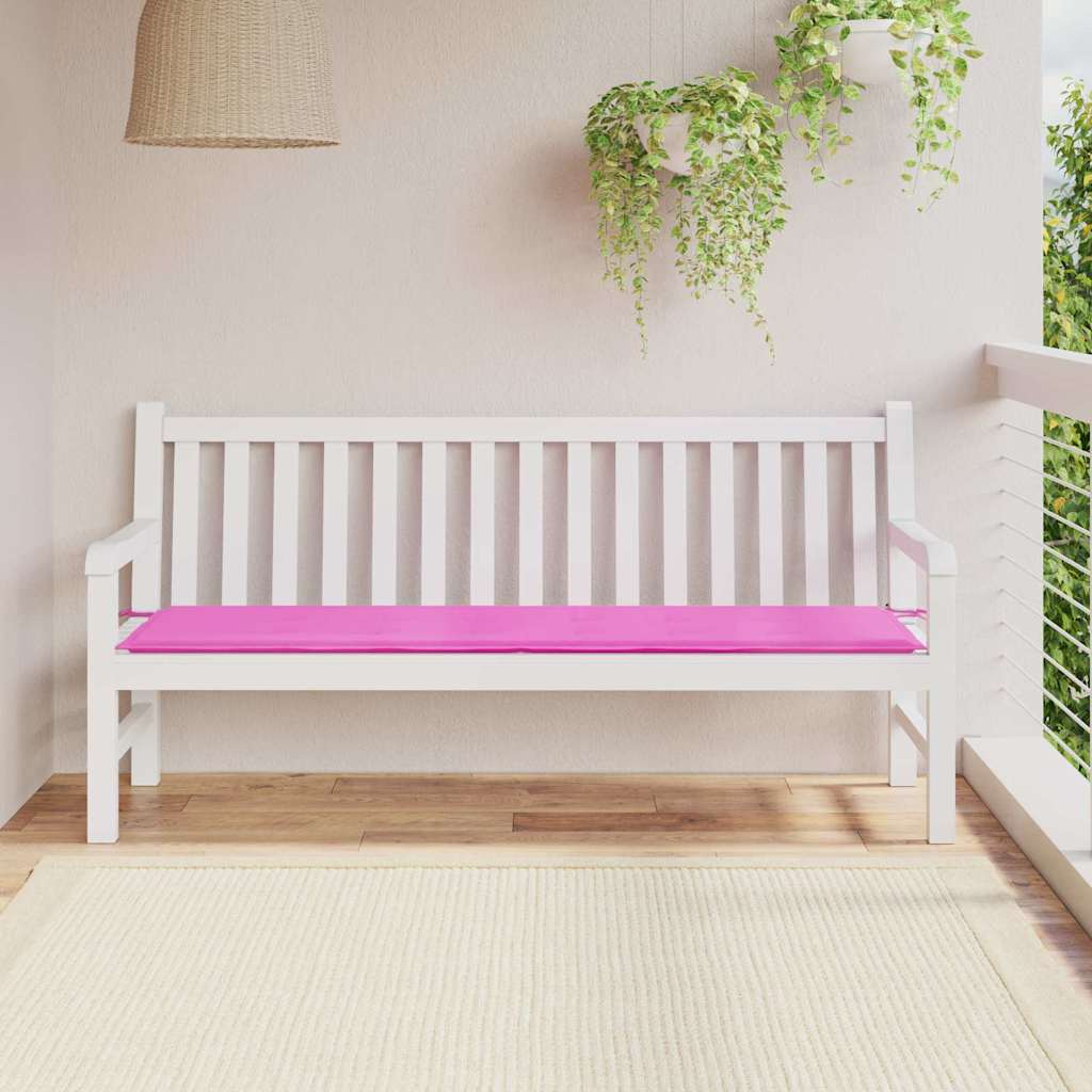 Cuscino per divano Vidaxx tinta unita rosa 150 x 50 x 3 cm in tessuto oxford