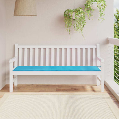 Vidaxx cojín para sofá liso turquesa 150 x 50 x 3 cm tela oxford