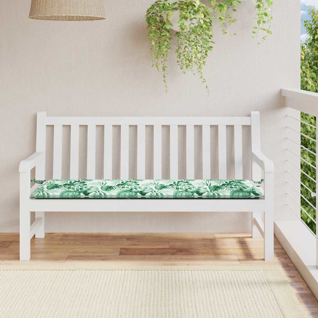 VidaXL cuscino per divano modello foglia foglia 200 x 50 x 3 cm tessuto oxford
