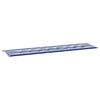 Vidaxl Garden Banch Cushion Striped 200x50x3 cm tessuto bianco e blu