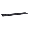 Vidaxl Garden Banch Cushion Diamond Pattern 150x50x3 cm Black