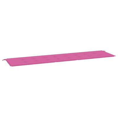 Vidaxl Garden Bench Cushion 200x50x3 cm tessuto rosa