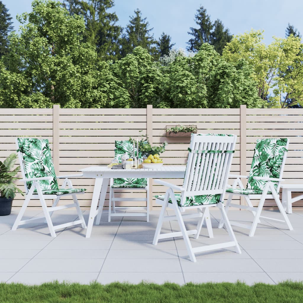 Cojines de silla Vidaxl 4 st de altura