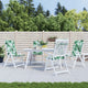 Cojines de silla Vidaxl 4 st de altura