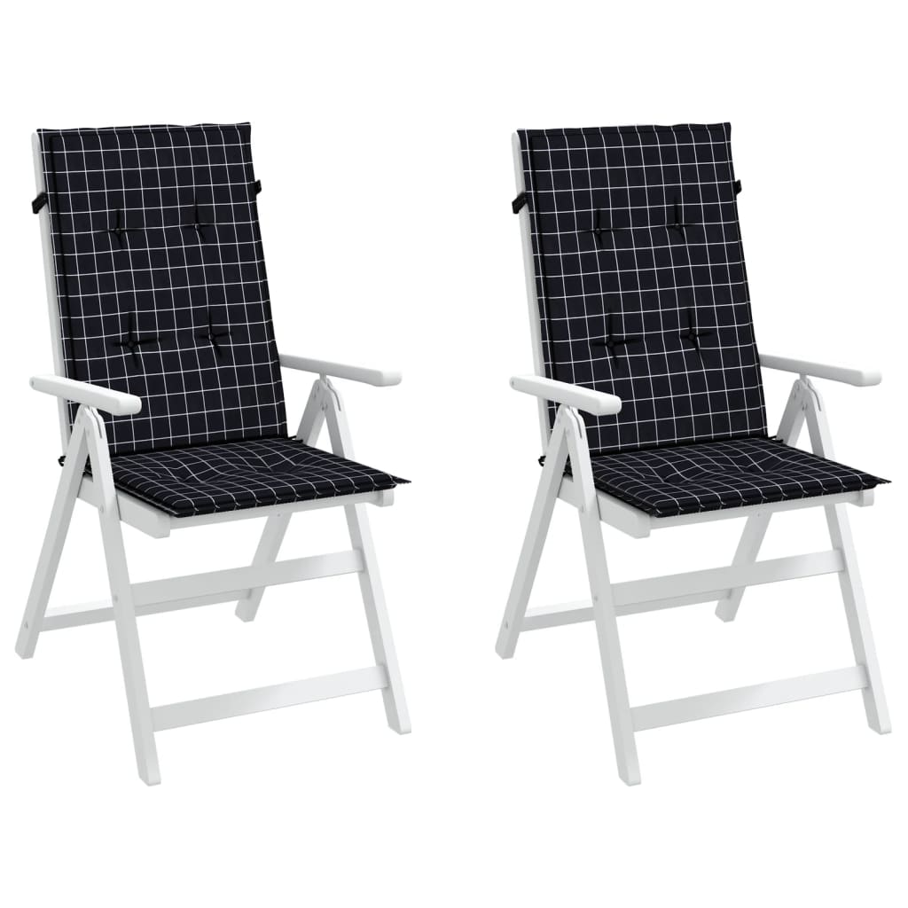 Cojines de silla de Vidaxl 2T de altura