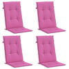 Cuscini da sedia vidaxl 4 pust rosa con posteriori posteriori
