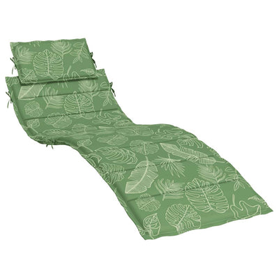 Vidaxl Legger Cushion Leaf Modello Oxford Tessuto
