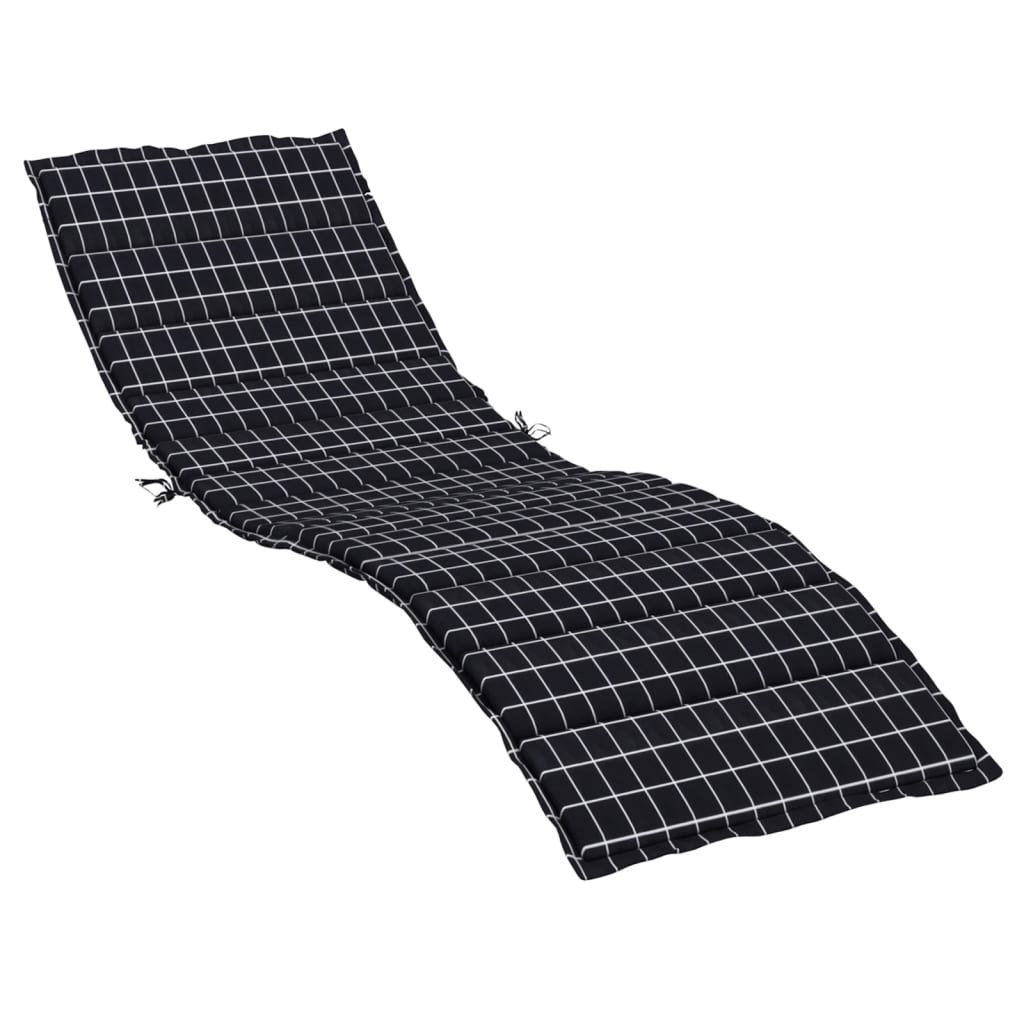 Vidaxl Legger Cushion Finestra Modello Oxford Fabric nero