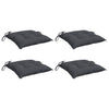 Vidaxl stoelkussens 4 st 40x40x7 cm oxford stof antracietkleurig