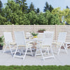 Cojines de silla Vidaxl 6 PCS 40x40x7 CM Fabric crèmewit