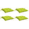 Cojines de silla Vidaxl 4 PCS 40x40x7 CM Oxford Fabric Clear Green