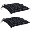 Cuscini da sedia Vidaxl 2 STEDRANGEMENT MODULE 40X40X7 CM Black