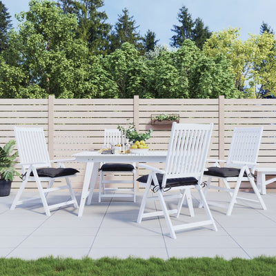 Cojines de silla Vidaxl 4 st 50x50x7 cm oxford tela antracita