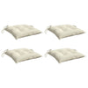 Cojines de silla Vidaxl 4 st 50x50x7 CM Oxford Fabric crèmewit