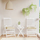Cuscini da pallet Vidaxl 2 ST 50x50x7 cm tessuto oxford beige