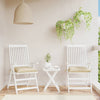 Cuscini da pallet Vidaxl 2 ST 50x50x7 cm tessuto oxford beige