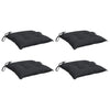 Cojines de paleta Vidaxl 4 ST 50X50X7 CM Oxford Fabric Negro