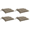 Cuscini da pallet Vidaxl 4 ST 50x50x7 cm tessuto Oxford Taupe