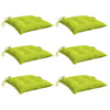 Cuscini da pallet Vidaxl 6 ST 50x50x7 cm tessuto oxford verde brillante