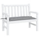 Vidaxl Garden Bench Cushion 100x50x7 CM Oxford Fabric Gray