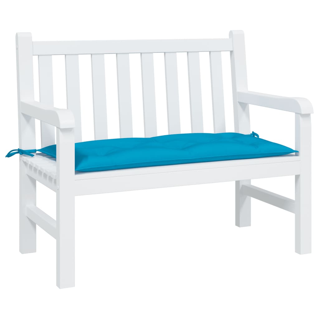 Vidaxx cojín para banco de jardín 100x50x7 cm tela oxford azul claro