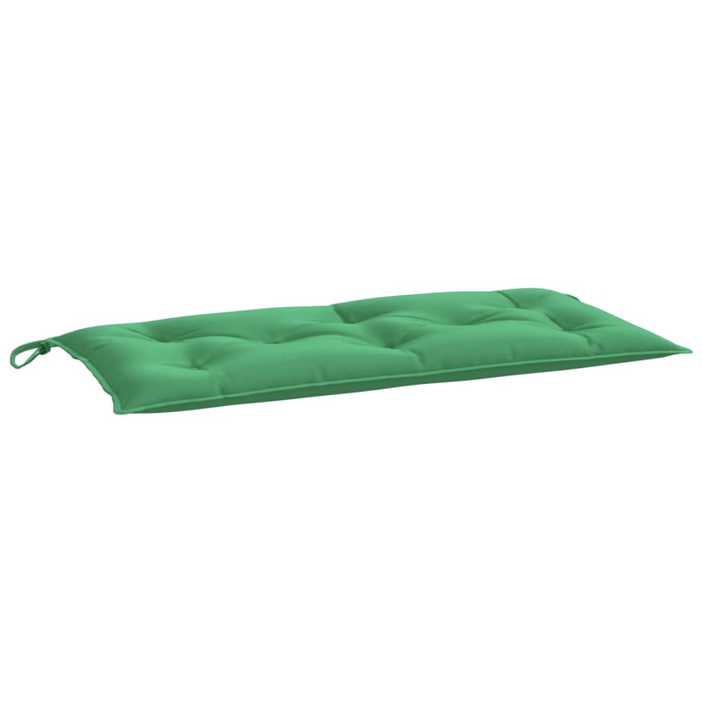VidaXL cojín para banco de jardín 100x50x7 cm tela oxford verde