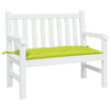 Vidaxl Garden Bench Cushion 100x50x7 CM Oxford Fabric Clear Verde