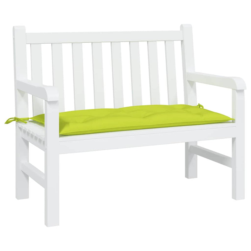 Vidaxl Garden Bench Cushion 100x50x7 CM Oxford Fabric Clear Verde