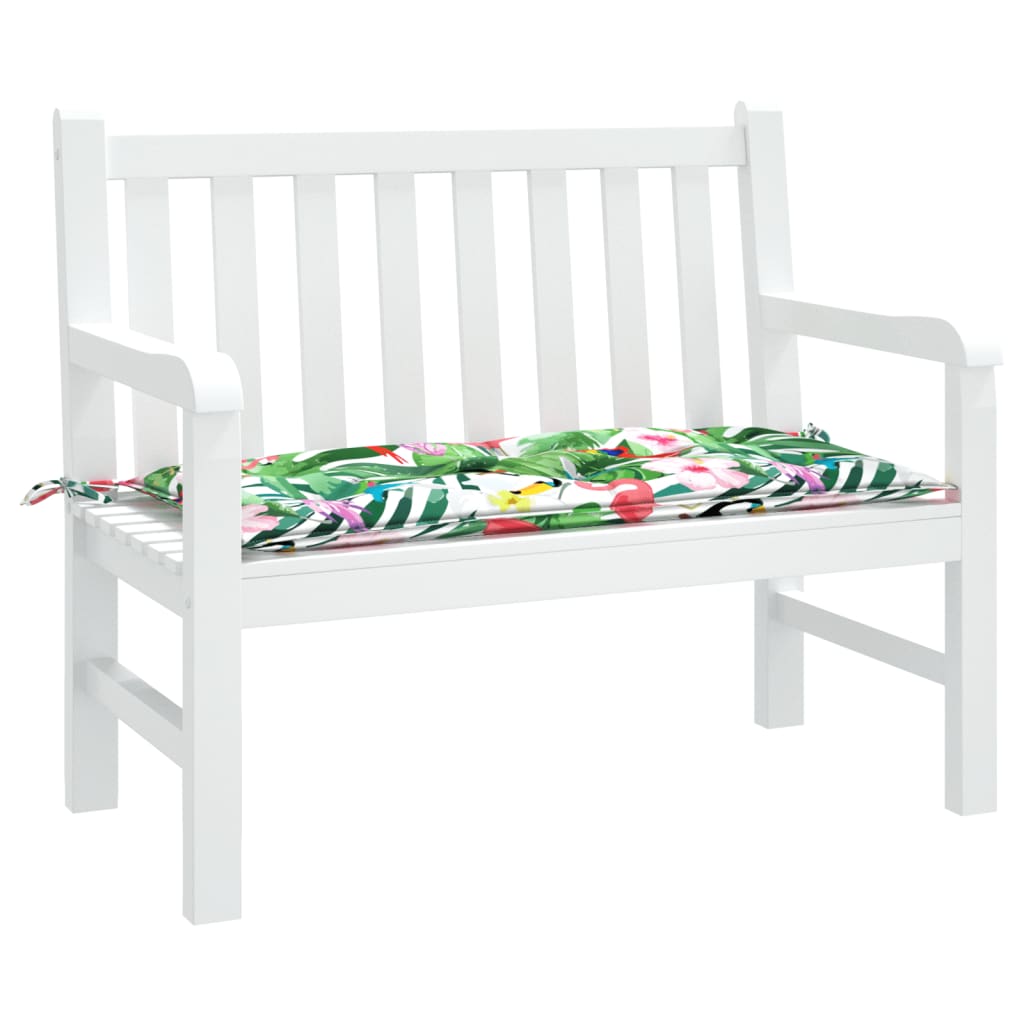 Vidaxl Garden Banch Cushion 100x50x7 cm Fabric oxford multi -colorato