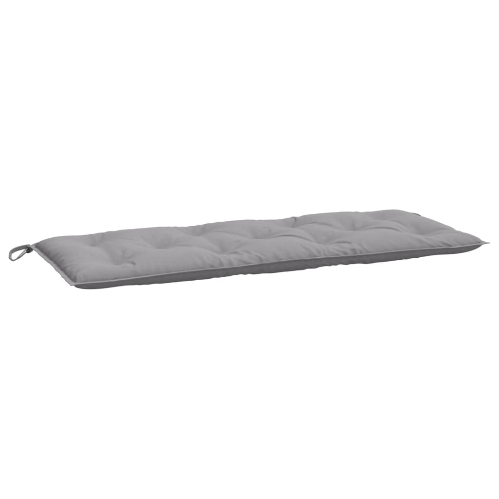 Vidaxl Garden Bench Cushion 120x50x7 cm tessuto Oxford grigio