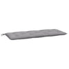Vidaxl Garden Bench Cushion 120x50x7 cm tessuto Oxford grigio
