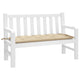 Vidaxl Garden Bench Cushion 120x50x7 CM Oxford Fabric beige