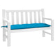 Vidaxl Garden Bench Cushion 120x50x7 CM Oxford Fabric Azul