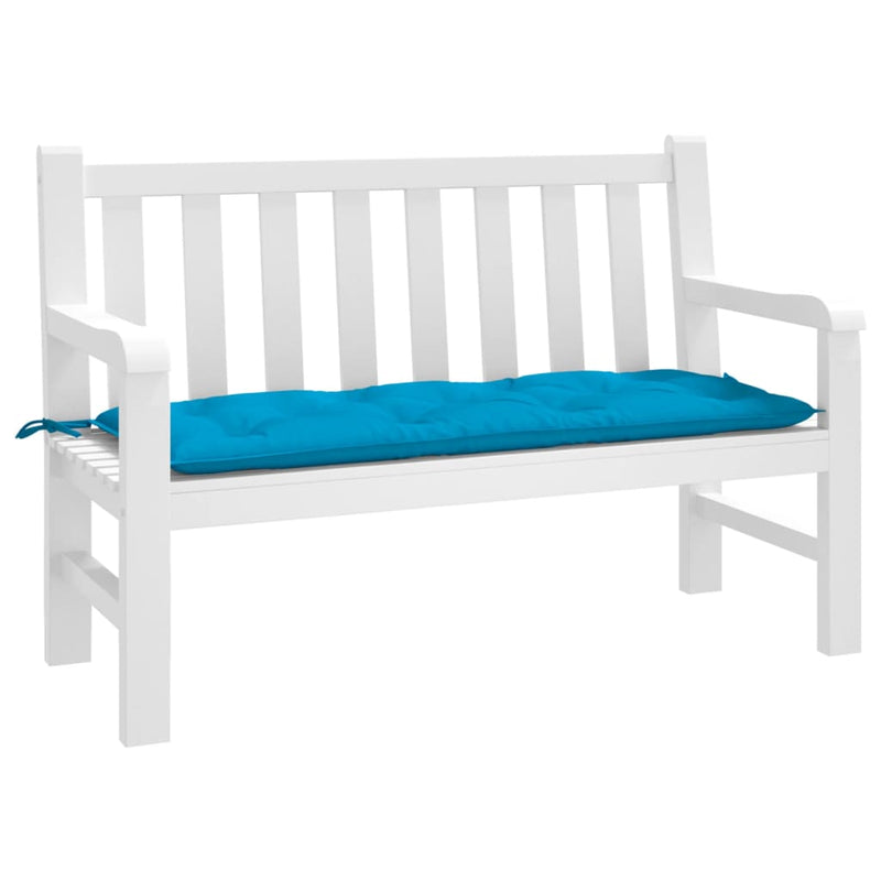 Vidaxl Garden Bench Cushion 120x50x7 CM Oxford Fabric Azul