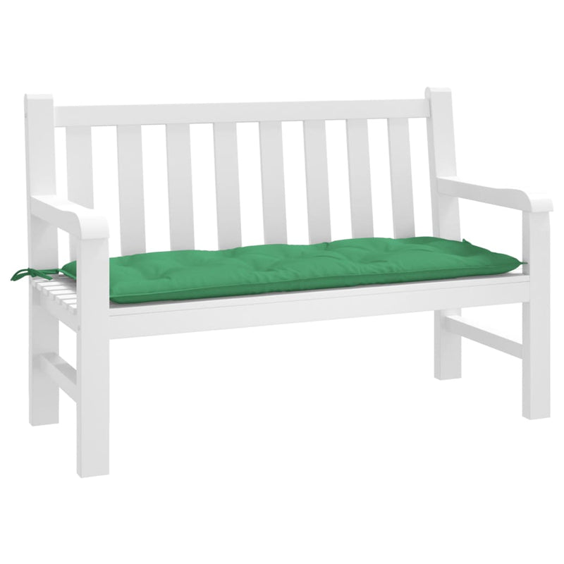 Vidaxl Garden Bench Cushion 120x50x7 CM Oxford Fabric Green
