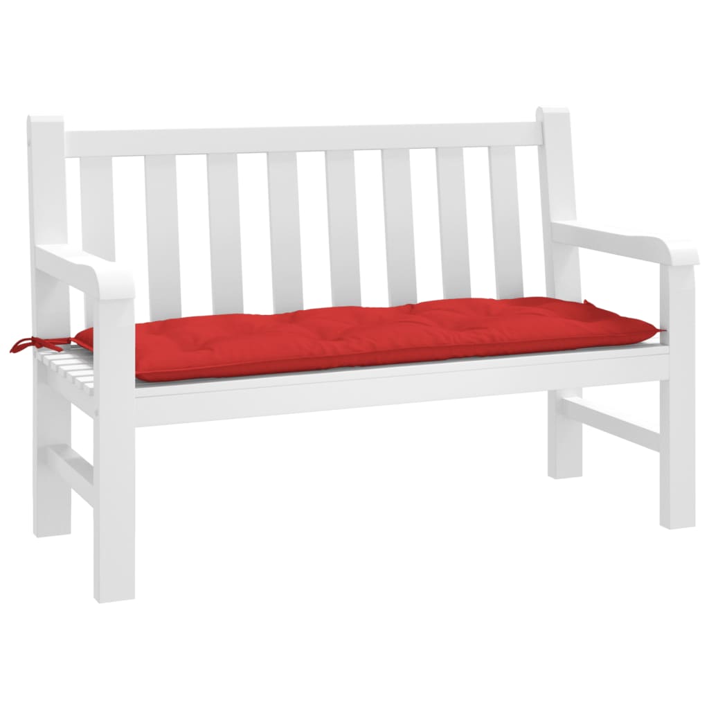 Vidaxl Garden Bench Cushion 120x50x7 CM Oxford Fabric Red