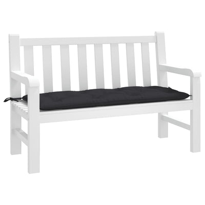 Vidaxl Garden Bench Cushion 120x50x7 CM Oxford Fabric Negro
