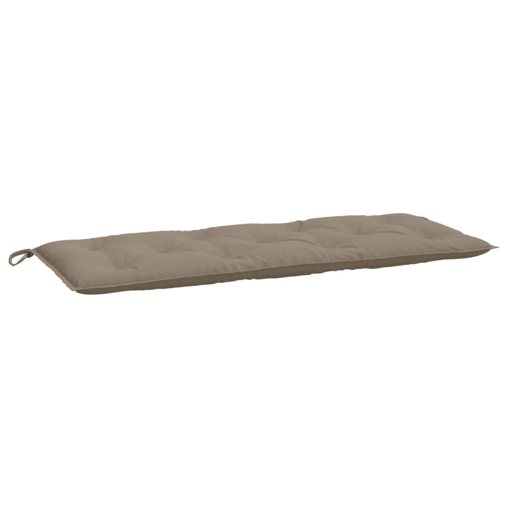 Vidaxl Garden Banch Cushion 120x50x7 cm Tessuto Oxford Taupe