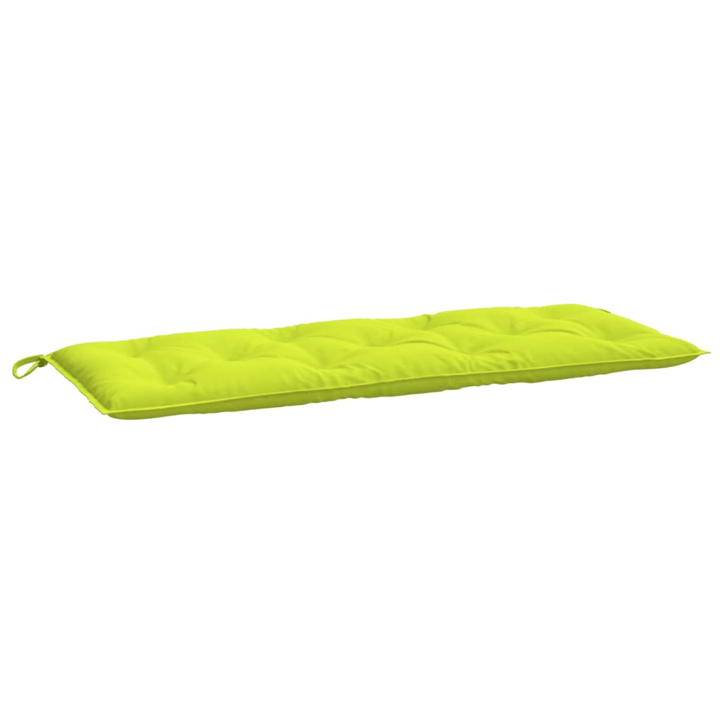 Vidaxl Garden Banch Cushion 120x50x7 cm tessuto oxford verde chiaro