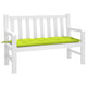 Vidaxl Garden Bench Cushion 120x50x7 CM Oxford Fabric Clear Verde