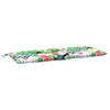 Vidaxl Garden Banch Cushion 120x50x7 cm tessuto multilorato
