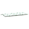 Vidaxl Garden Banch Cushion Leaf Pattern 120x50x7 cm tessuto