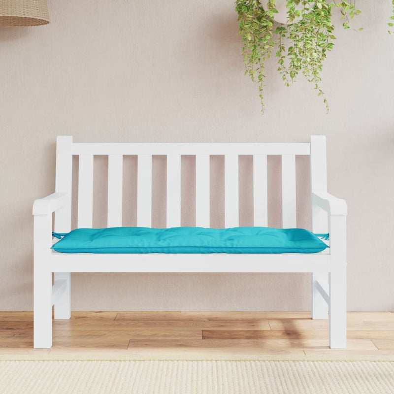 Vidaxl Garden Bench Cushion 120x50x7 CM Fabric Turquesa
