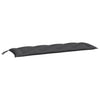 Vidaxl Garden Banch Cushion 150x50x7 cm tessuto oxford antracite -lorato