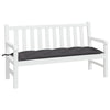 Vidaxl Garden Banch Cushion 150x50x7 cm tessuto oxford antracite -lorato
